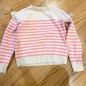 Girls Gap stripe Sweater. Size Large